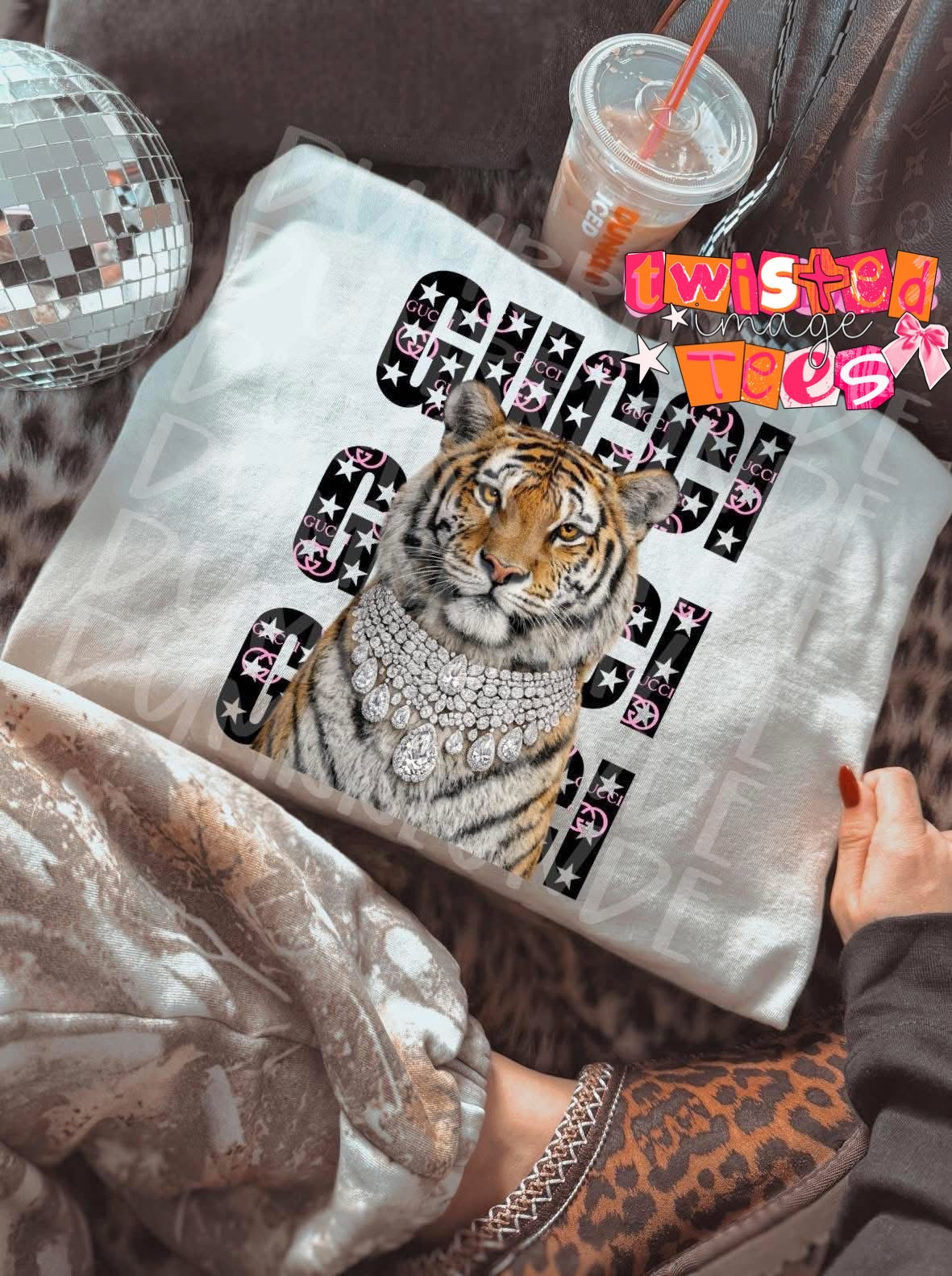 Boujee Tiger Tee or Crewneck (DTF)