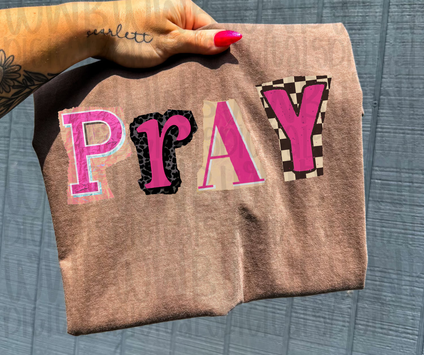 Pray Tee or Crewneck (DTF)