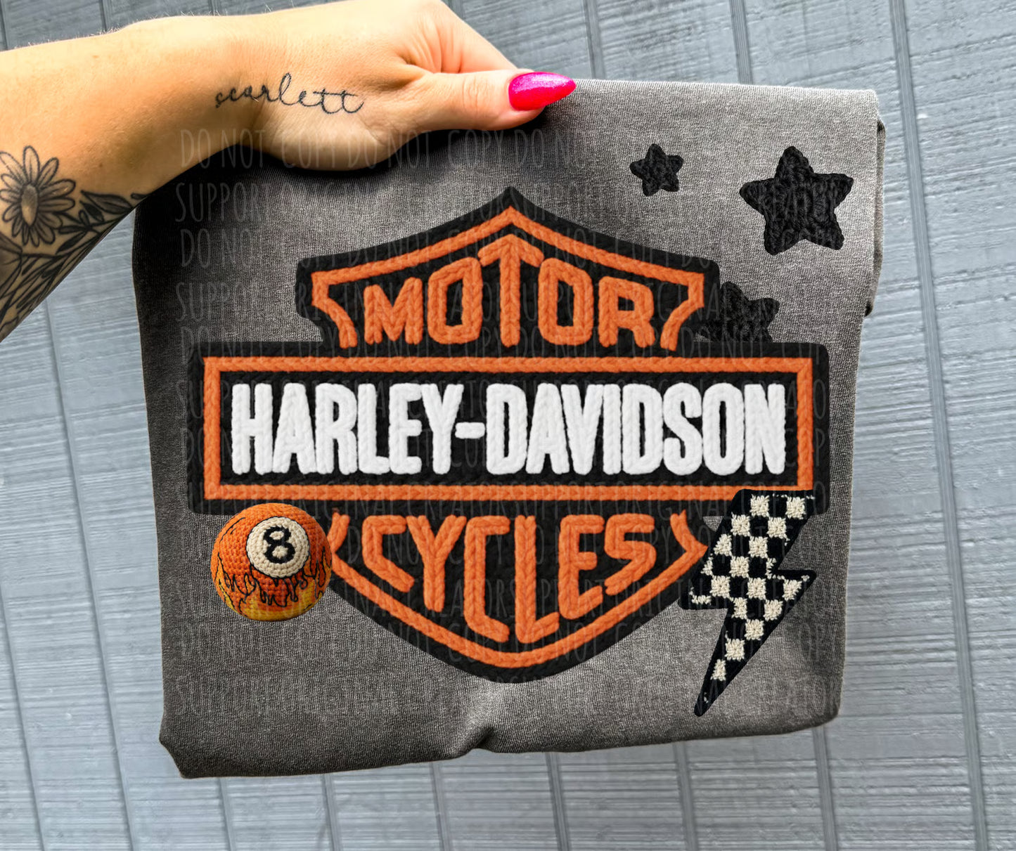 Faux Yarn HD Tee or Crewneck (DTF)