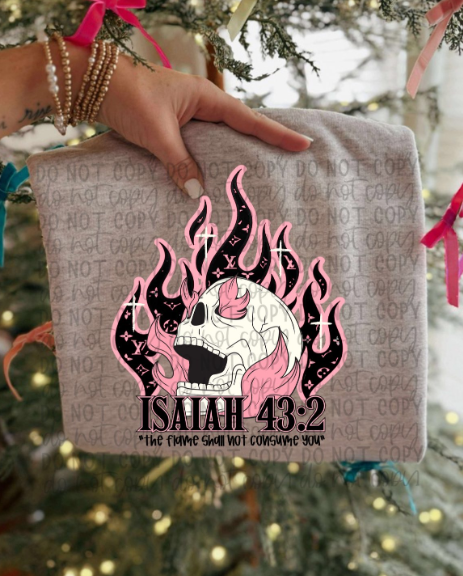 Isaiah 43:2 Tee or Crewneck (DTF)