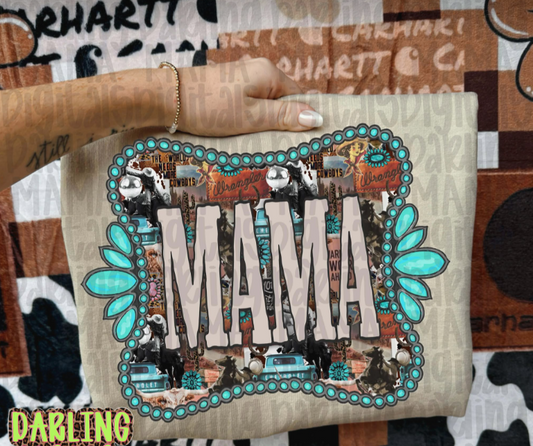 Western Mama Tee or Crewneck (DTF)