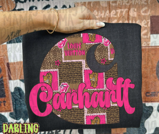 Boujee Leopard C*rh*rtt Tee or Crewneck (DTF)