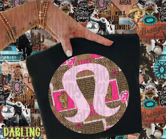 Boujee Leopard L*l* Tee or Crewneck (DTF)