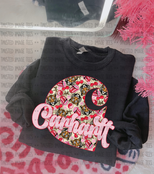 Boujee Tiger C*rh*rtt Tee or Crewneck (DTF)