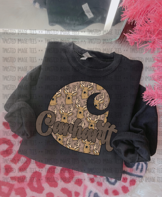 Deer C*rh*rtt Tee or Crewneck (DTF)