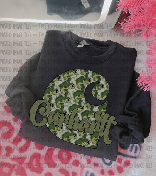 Boujee Fish C*rh*rtt Tee or Crewneck (DTF)