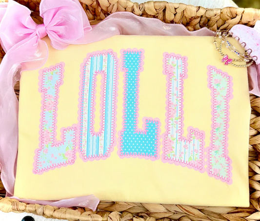 Floral Lace Lolli Tee or Crewneck (DTF)