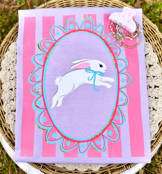 Coquette Easter Bunny Tee or Crewneck (DTF)