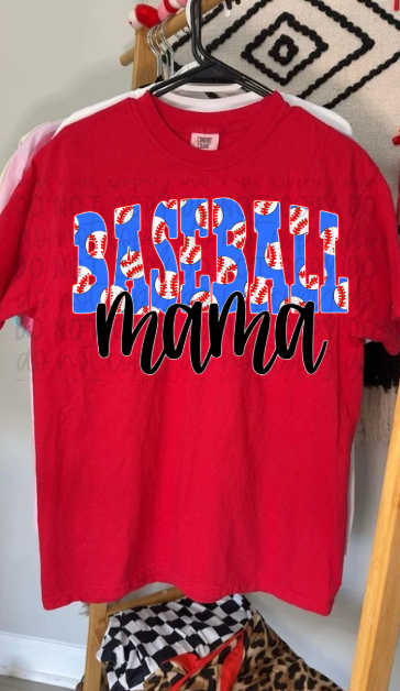 Baseball Mama Tee or Crewneck (DTF)