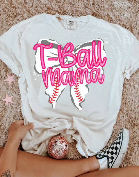 T-Ball Mama Tee or Crewneck (DTF)